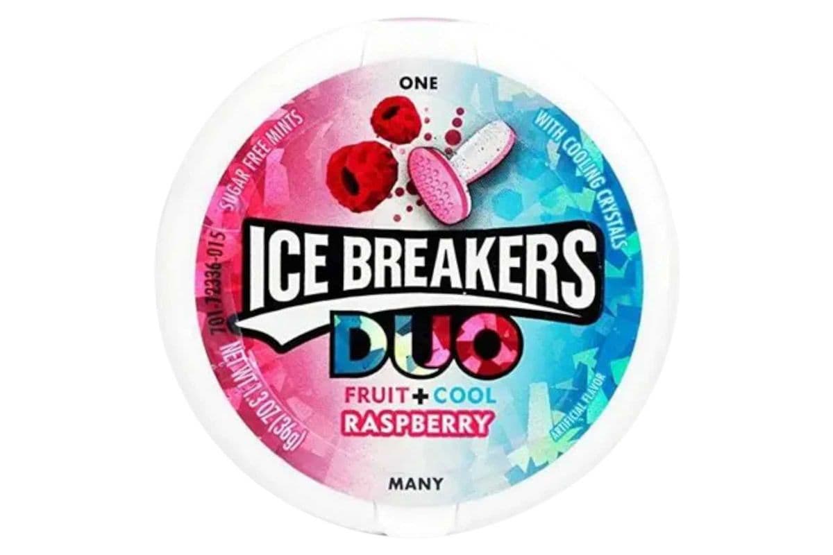 Ice Breakers Duo Mints Raspberry (36gm)