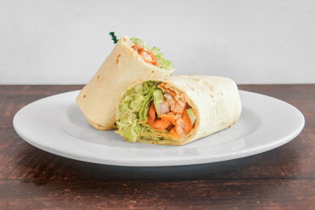Shrimp Po' boy Wrap