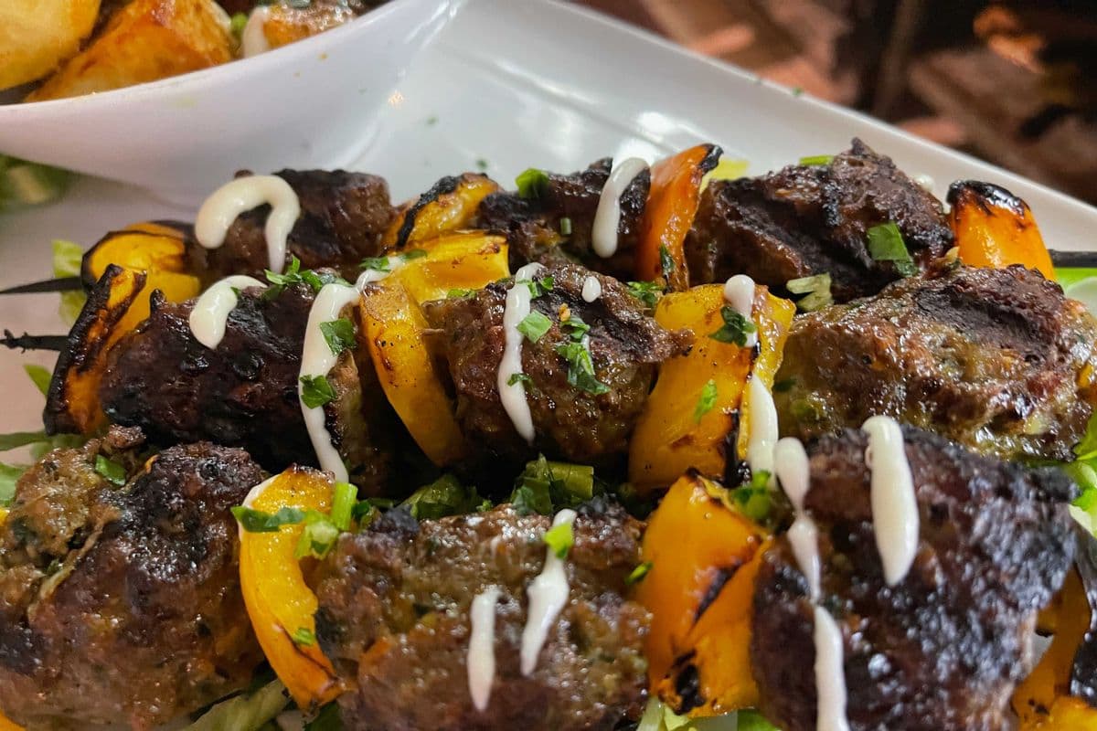 Lamb Kebab with Potatoes