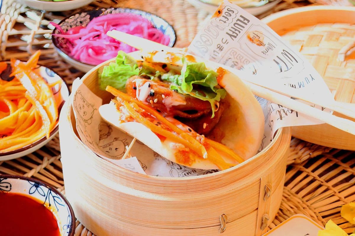 Jerk Chicken Bao