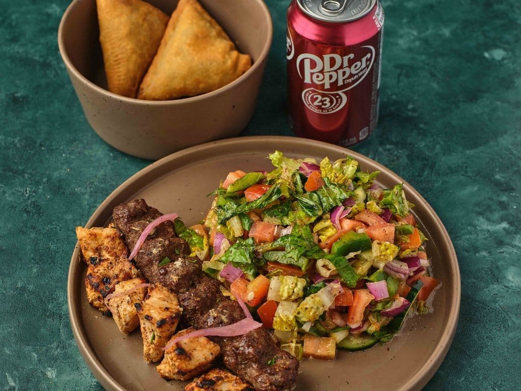 Kebab and Shish Taouk Combo Salad