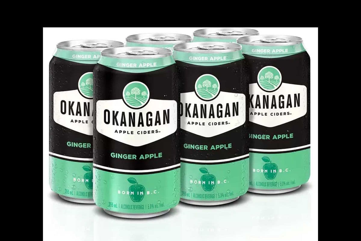 OKANAGAN GINGER APPLE (6 x 355ML CANS) (6 x 355ML)
