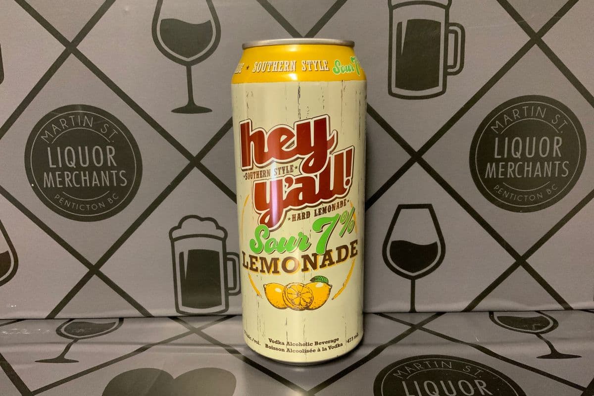 HEY Y'ALL 7% SOUR LEMONADE (1 x 473ml)
