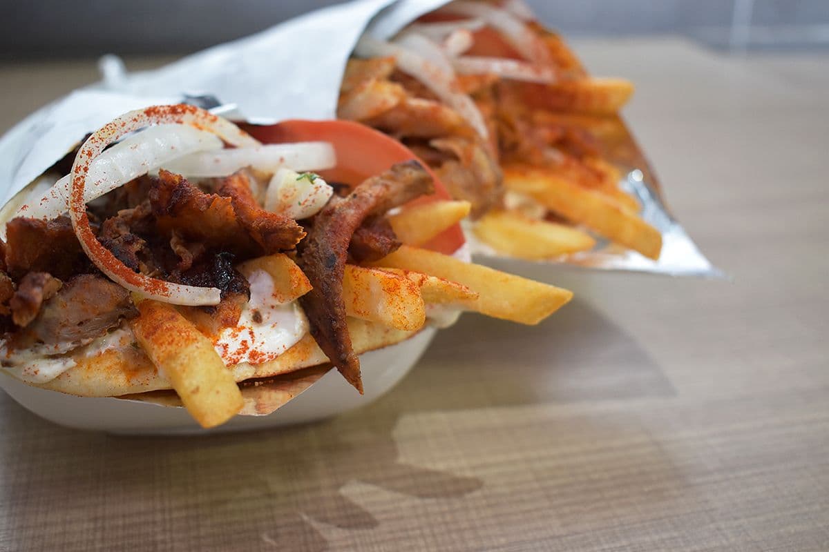 Pork Gyro on Pita