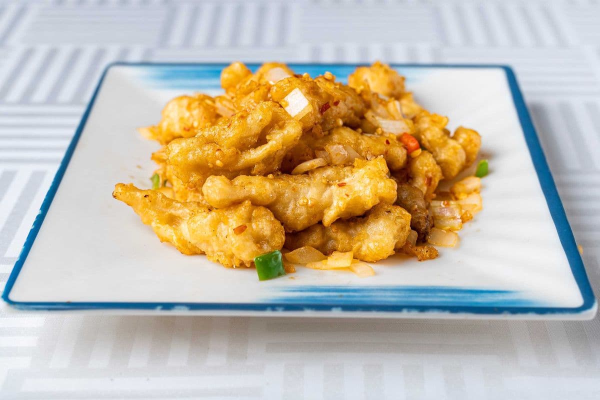 526-Calmars sautés avec sel et poivre 椒鹽魷魚