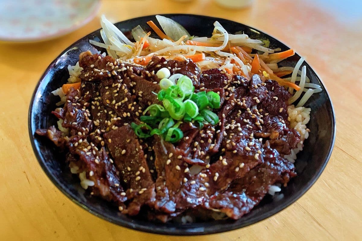 Beef Teriyaki on Rice