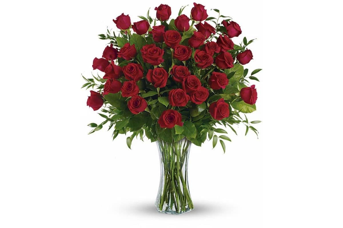 Breathtaking Beauty - Three Dozen Long Stemmed Roses