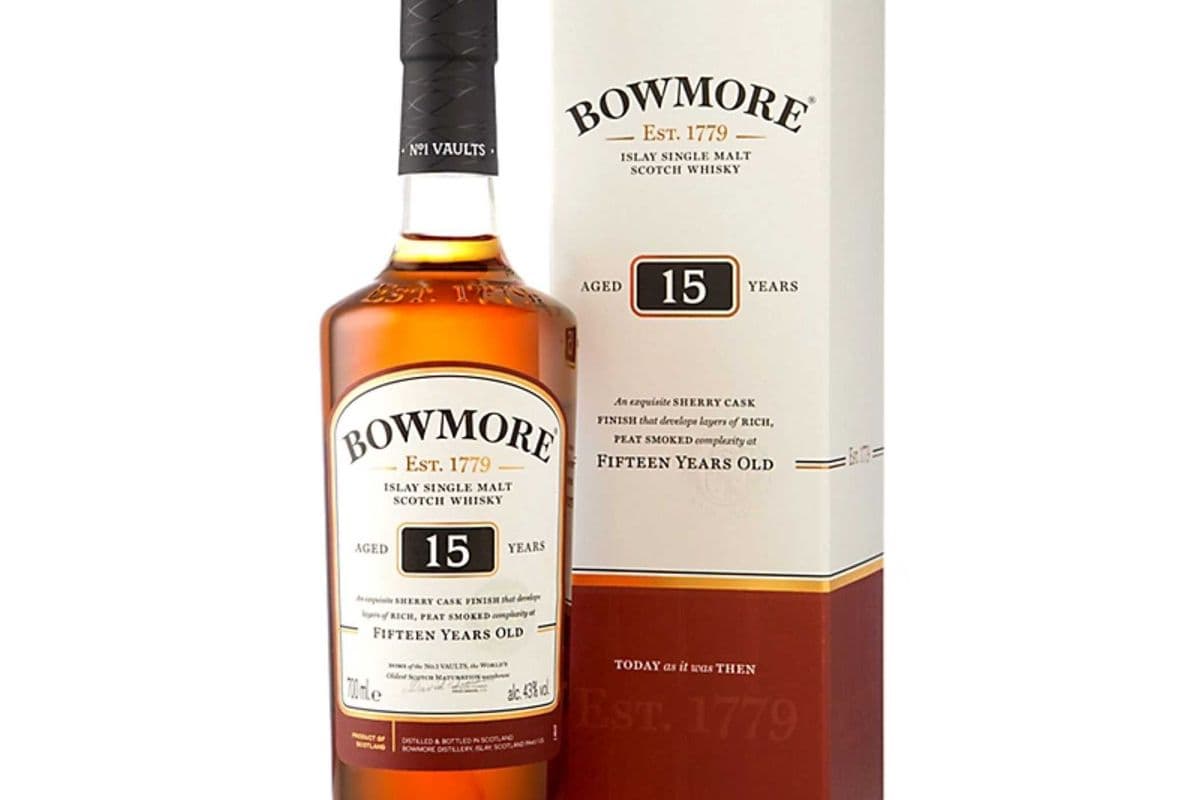 Bowmore single malt 15 years (1 x 750ml)