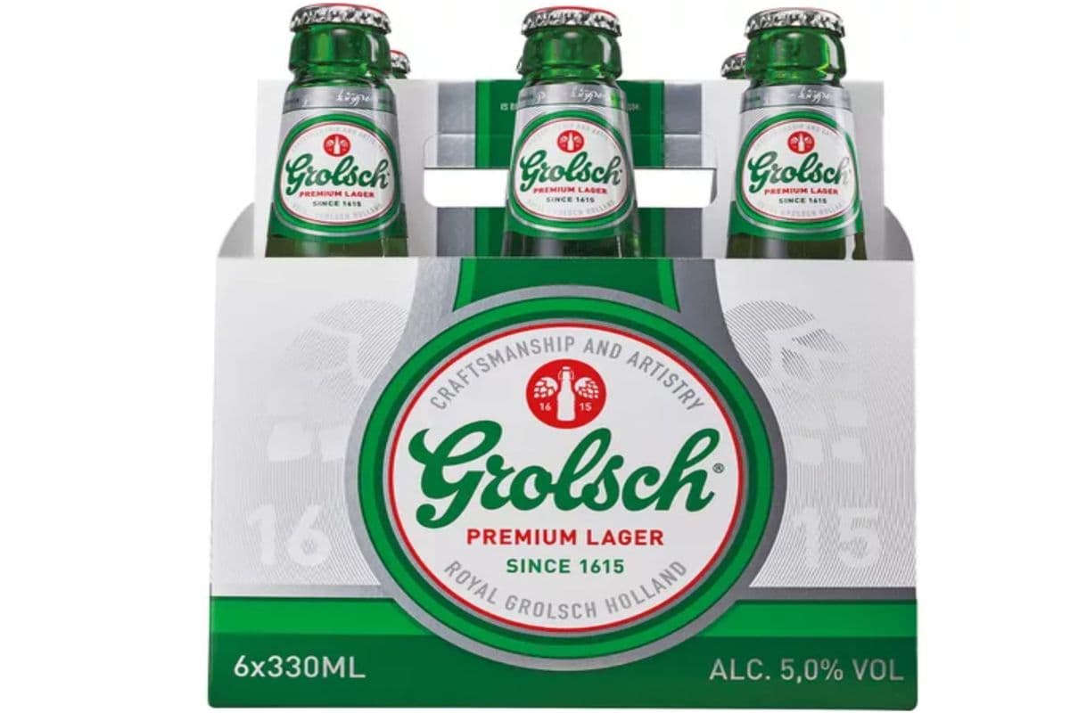 Grolsch (6 Bottles) (1 x 330ML)