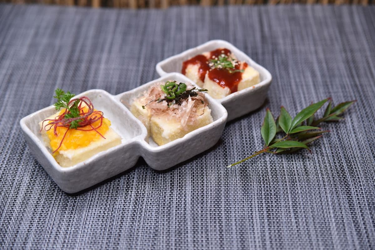 Trio Agedashi Tofu