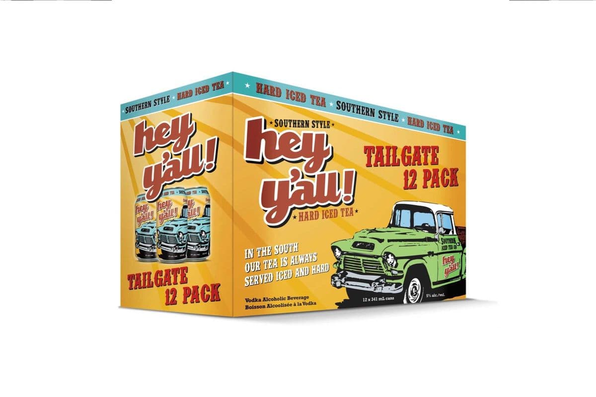 Hey Y'all Original Iced Tea (12 x 355 ml)