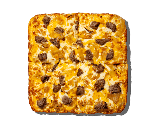 Steak Melt Pan Pizza