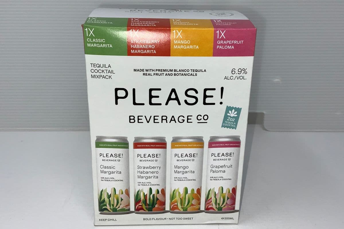 PLEASE! TEQUILA COCKTAIL MIX (4 x 355ml)