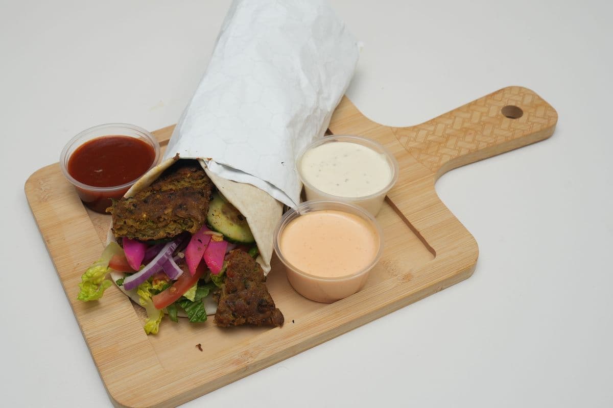 Beef Kofta Kabob Wrap