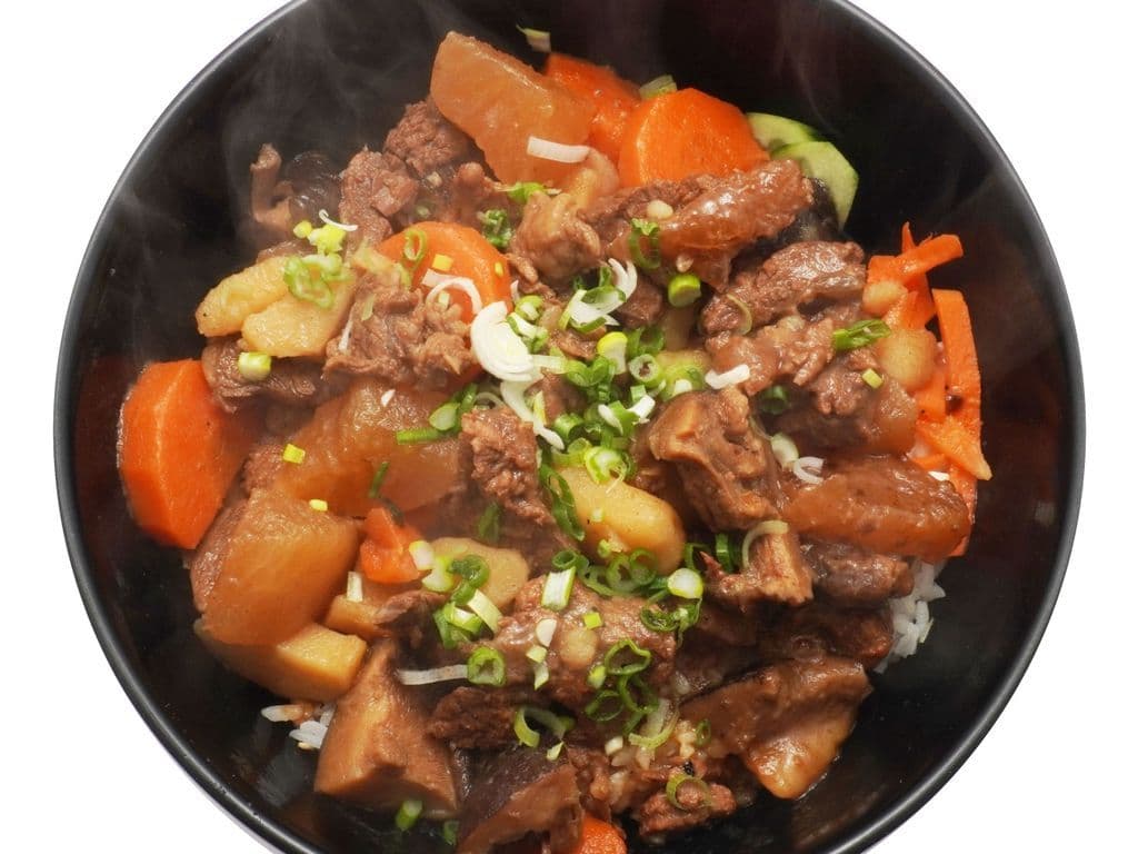 Braised Beef Rib Finger Don