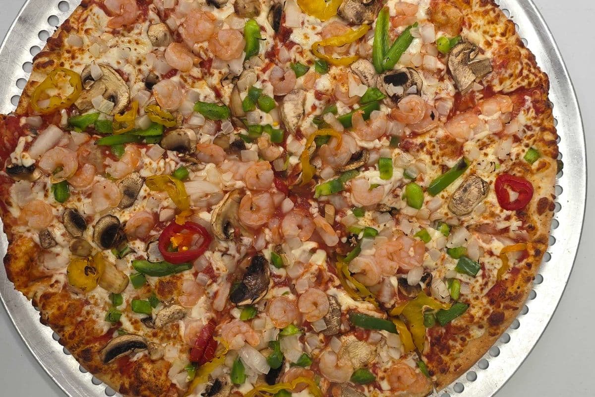 10" Small Shrimp Pizza