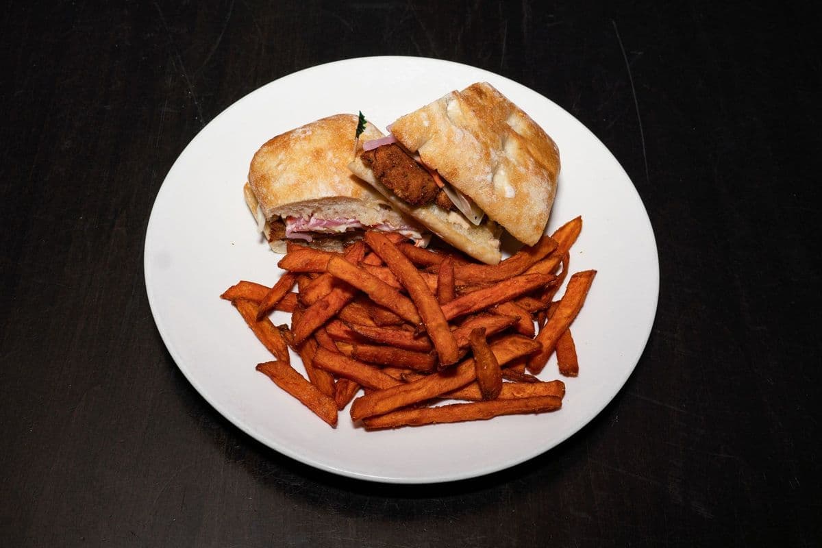 PORK SCHNITZEL PUB SANDWICH
