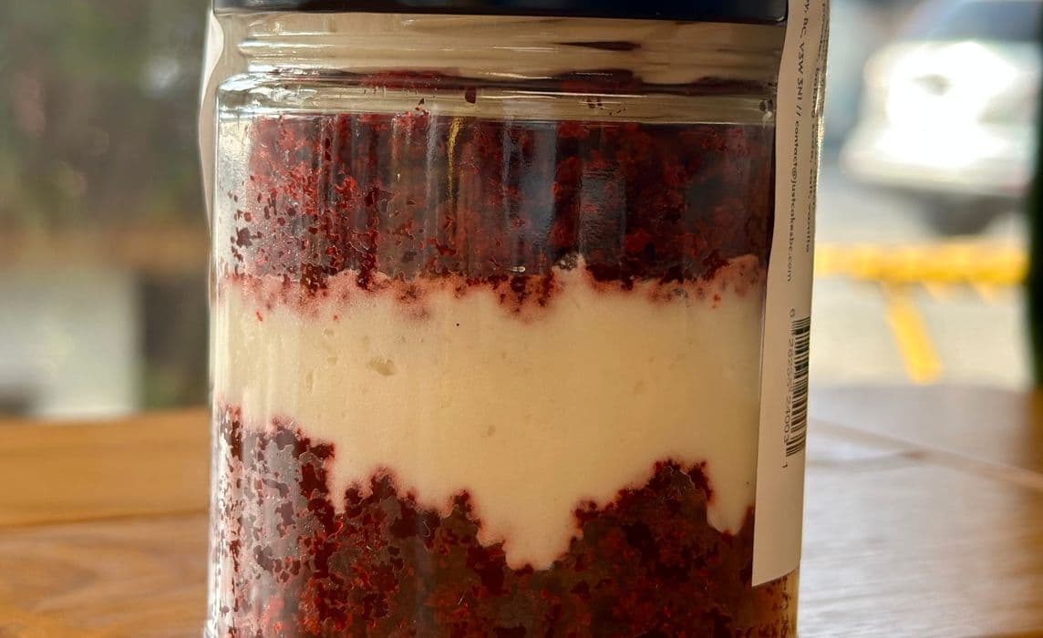 CAKE JAR Red Velvet (Contains Dairy, No Eggs)