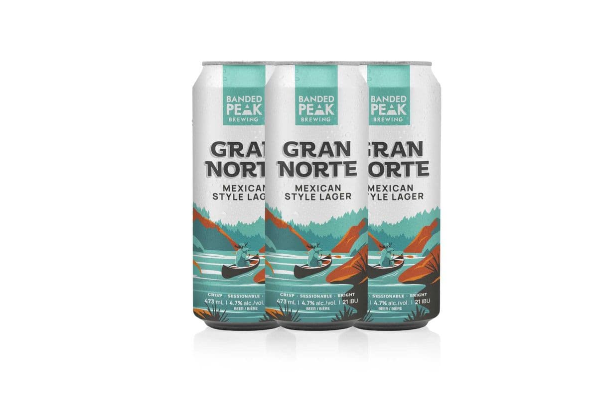 Banded Peak Brewing Gran Norte Mexican Style Lager (4 Cans) (1 x 4x473ML)