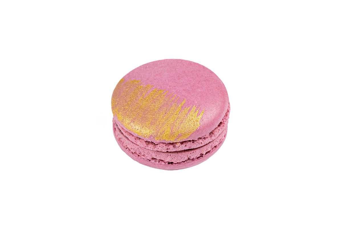 Strawberry Champagne Macaron