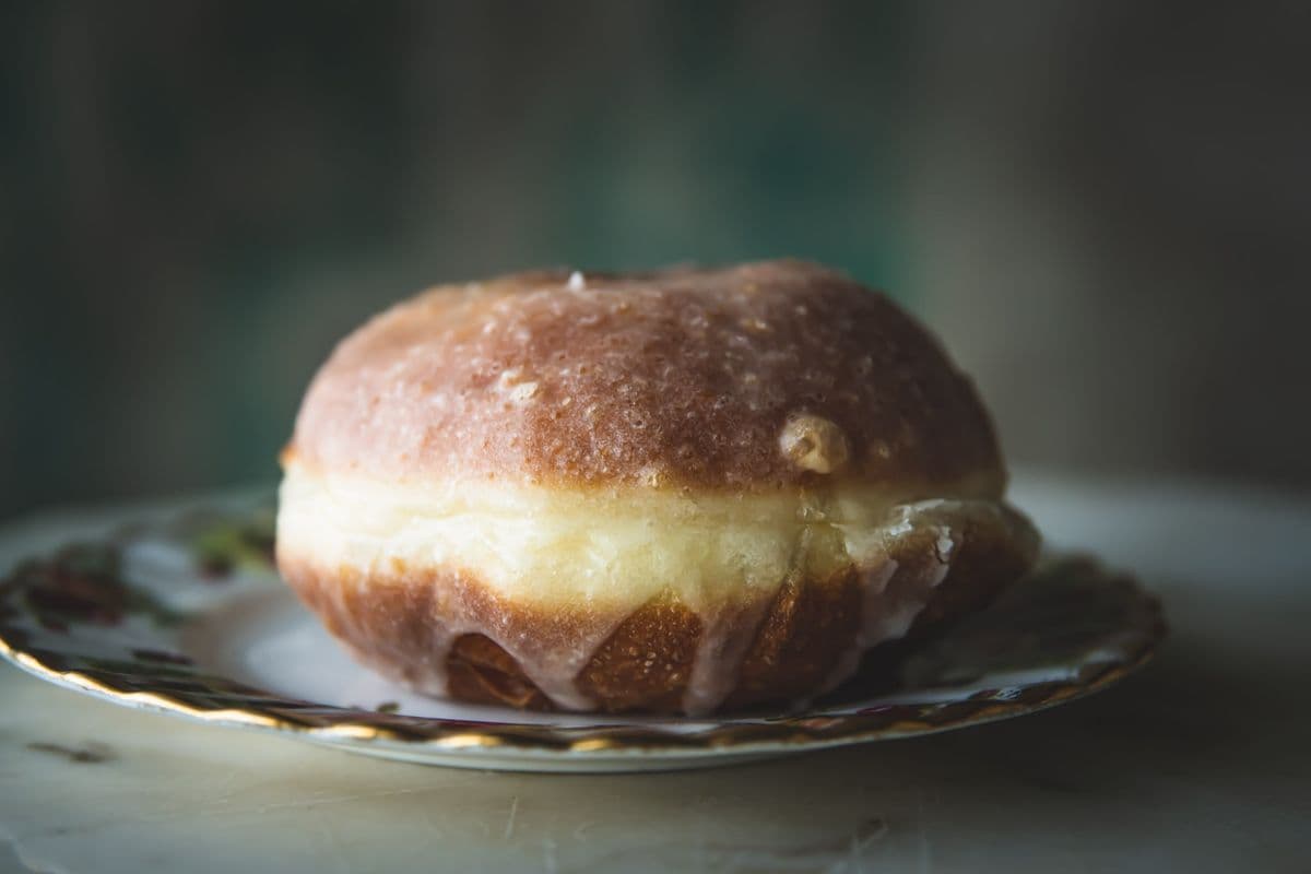 Sweet and Salty Maple Sourdough Brioche Donut