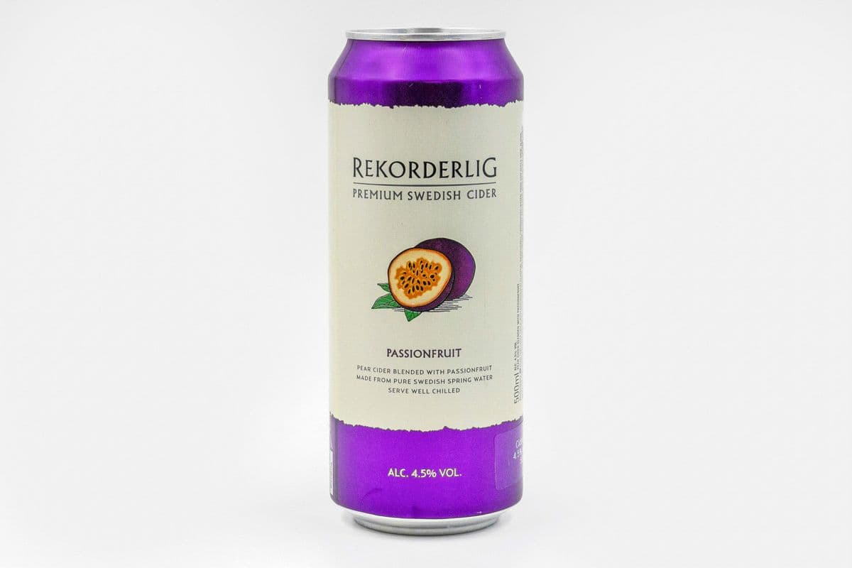 Rekorderlig Passion Fruit Cider (1 x 500mL Can)