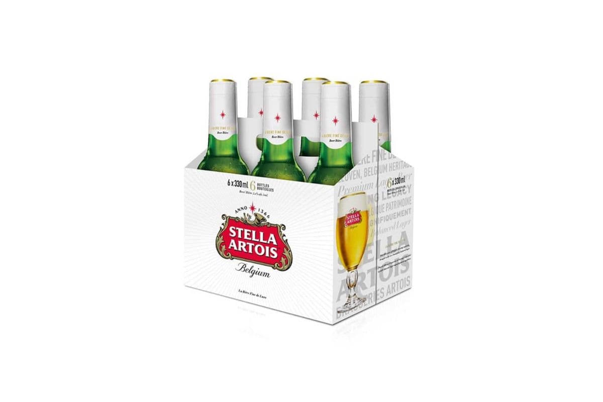 Stella Artois Pale Lager, Belgium (6 Bottles) (6 x 330ML)
