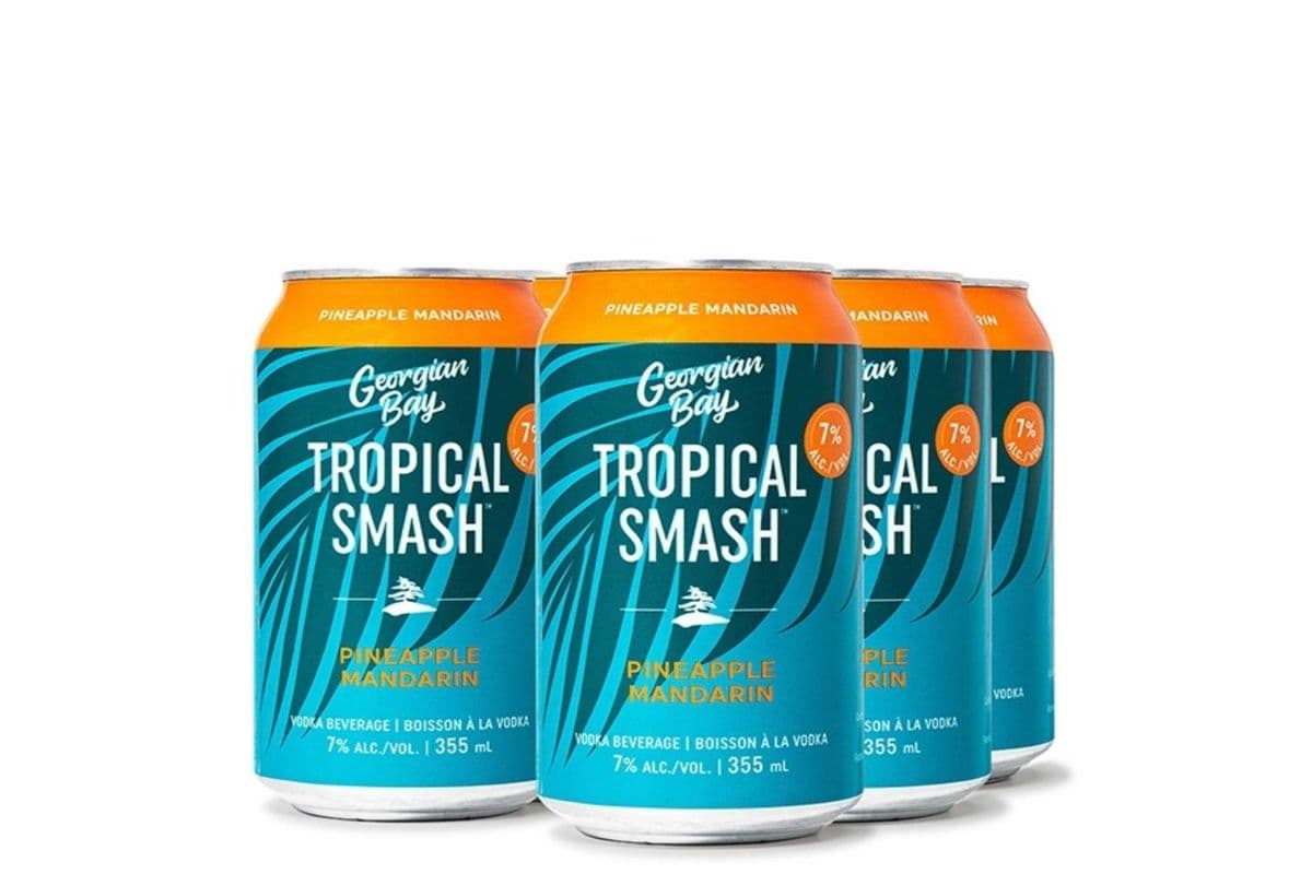 GEORGIAN BAY PINEAPPLE TEQUILA SMASH 6*355ML (1 x 355ML)