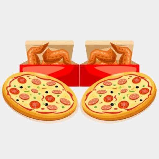 2 Pizzas and 2 lbs of Wings - Extra Large