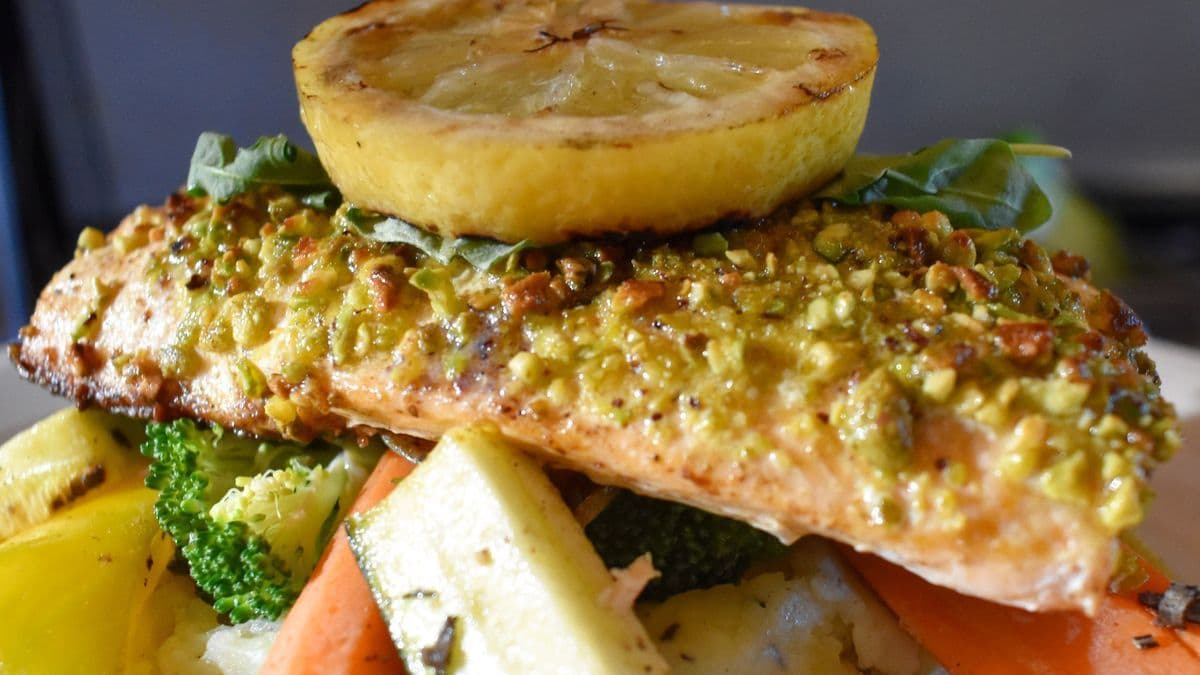 Pistachio Crusted Arctic Char
