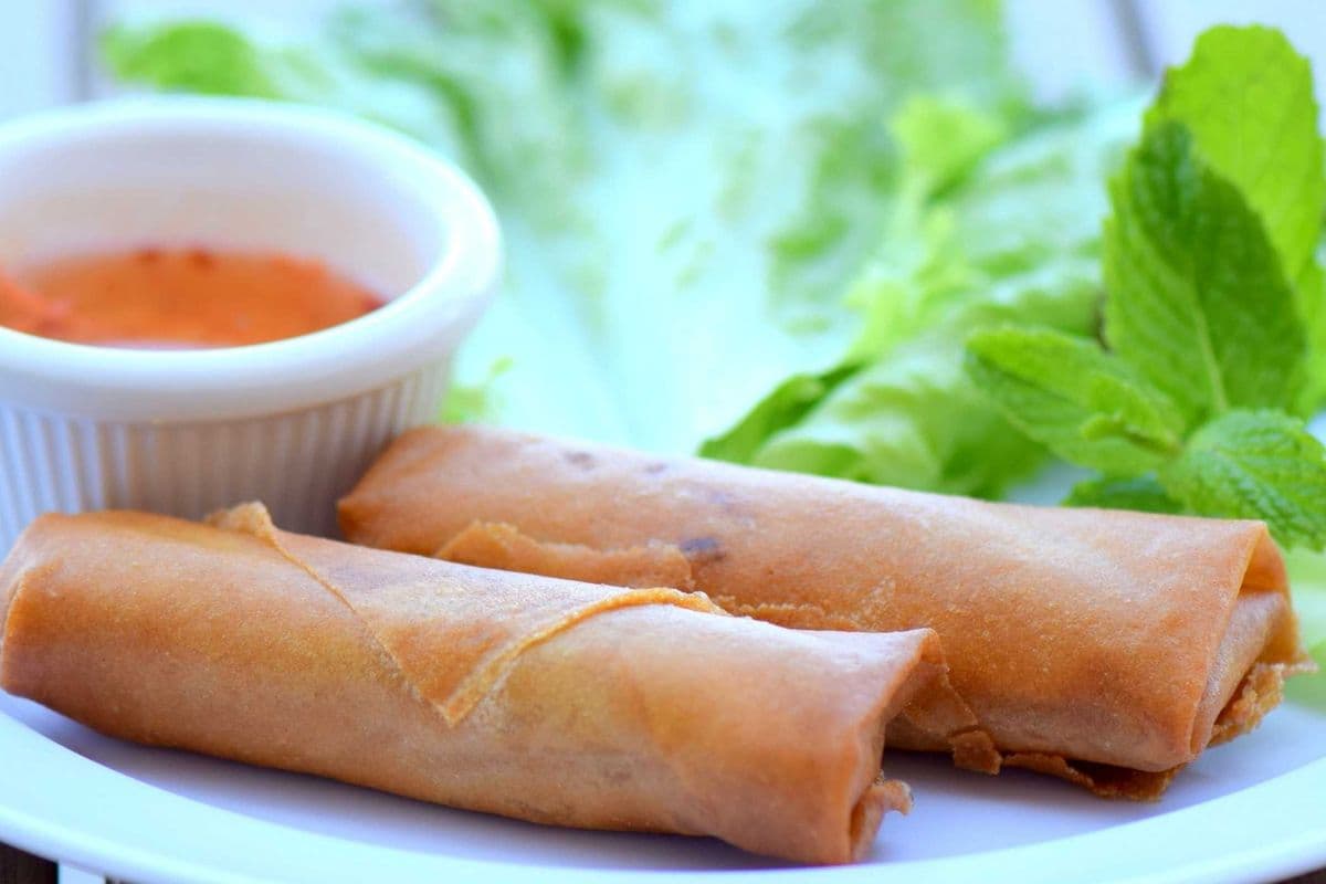 518. Thai Spring Rolls (4 pcs)