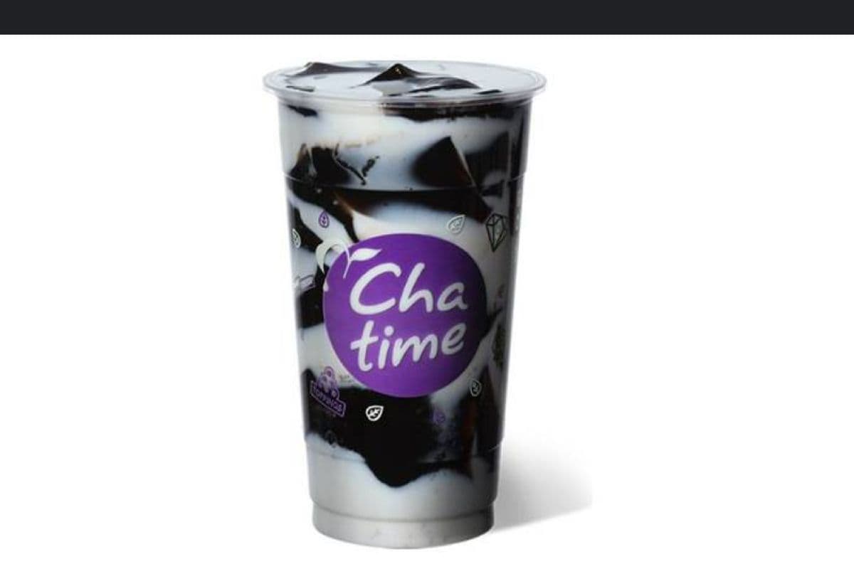 D2 Grass Jelly with Fresh Milk