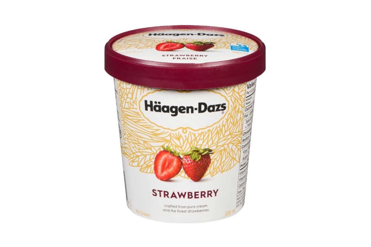Hagen Dazs Strawberry (500ml)