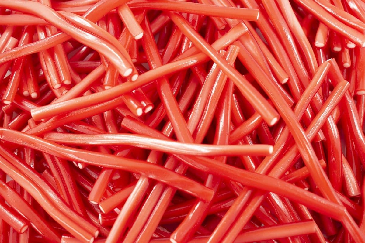 Réglisse crayons fraise (150 g)