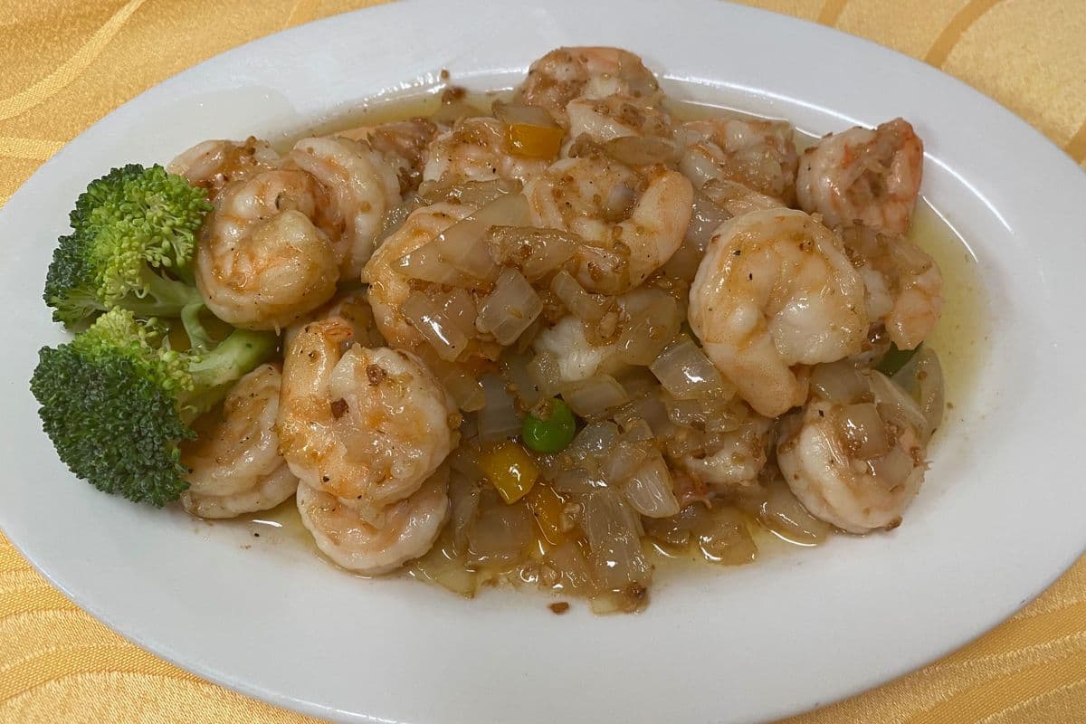 Whole Shrimps with Butter