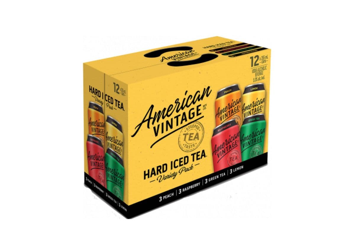 American Vintage Hard Iced Tea Mixer Pack (12 x 355ml Cans)