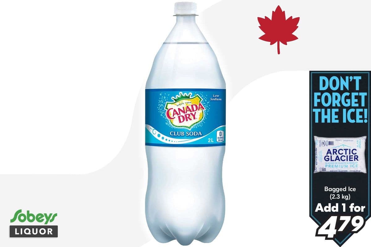 Canada Dry Club Soda (2 L)