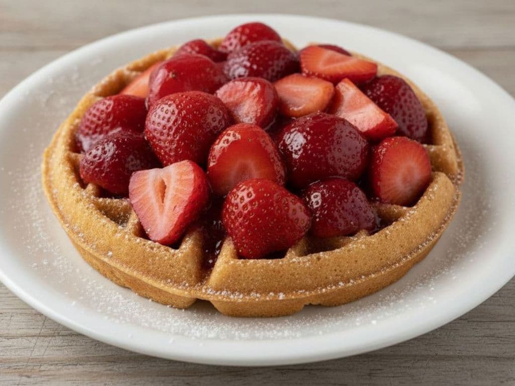 Very Strawberry Waffle