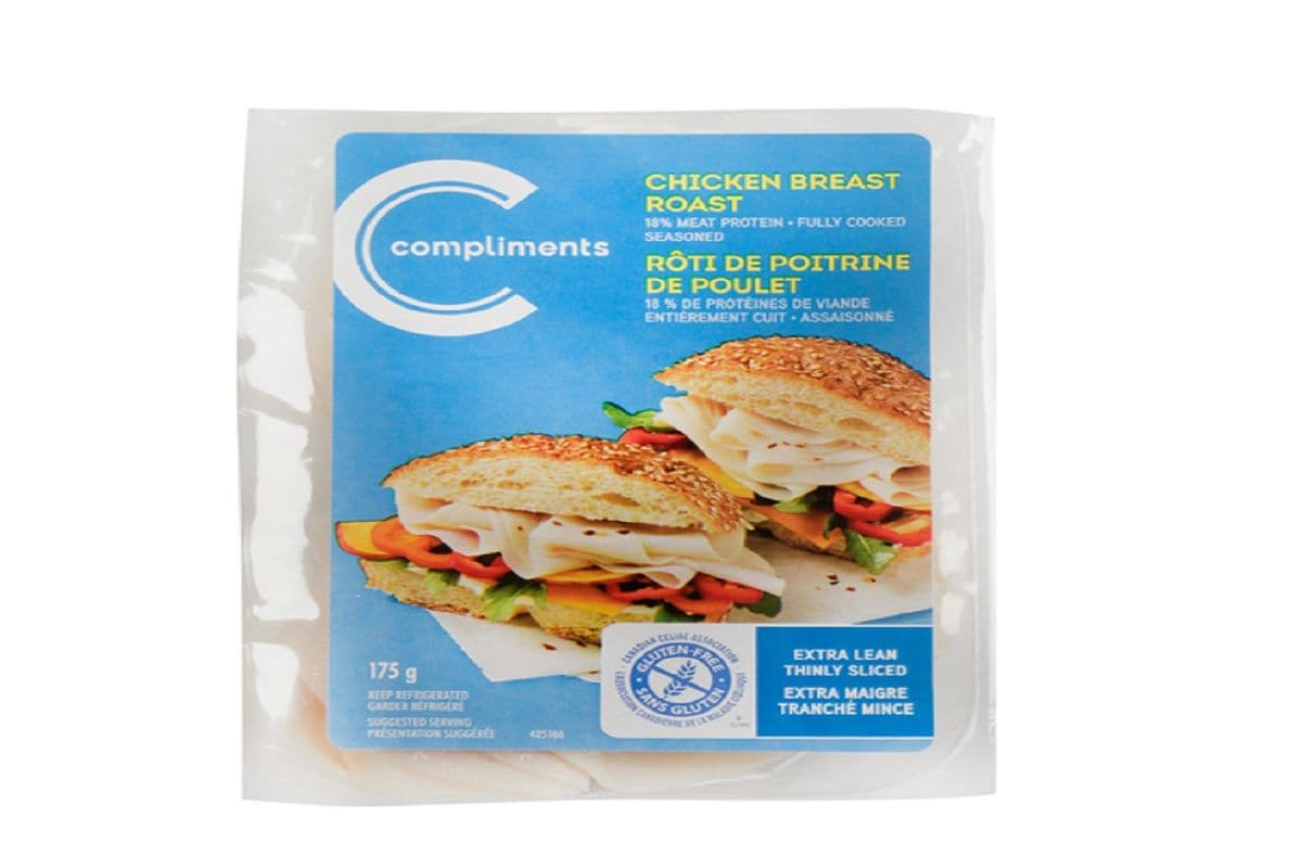 Compliments Extra Lean Thinly Sliced Roast Chicken Breast 175 g
