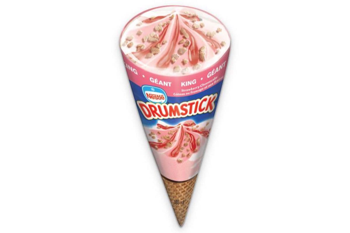Drumstick - Gâteau au Fromage aux Fraises / Strawberry Cheesecake