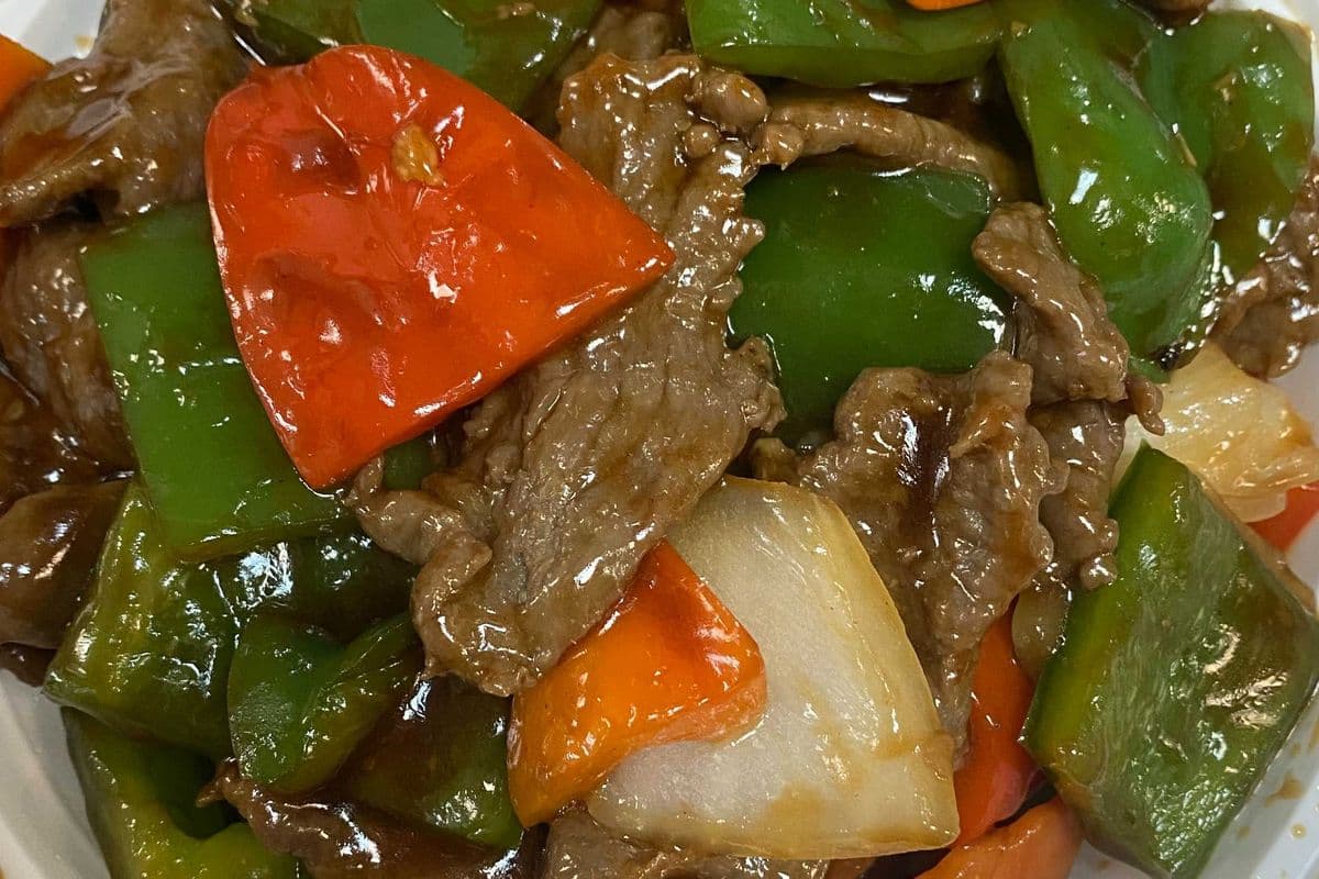 Pepper Steak with Onion and Green Peppers