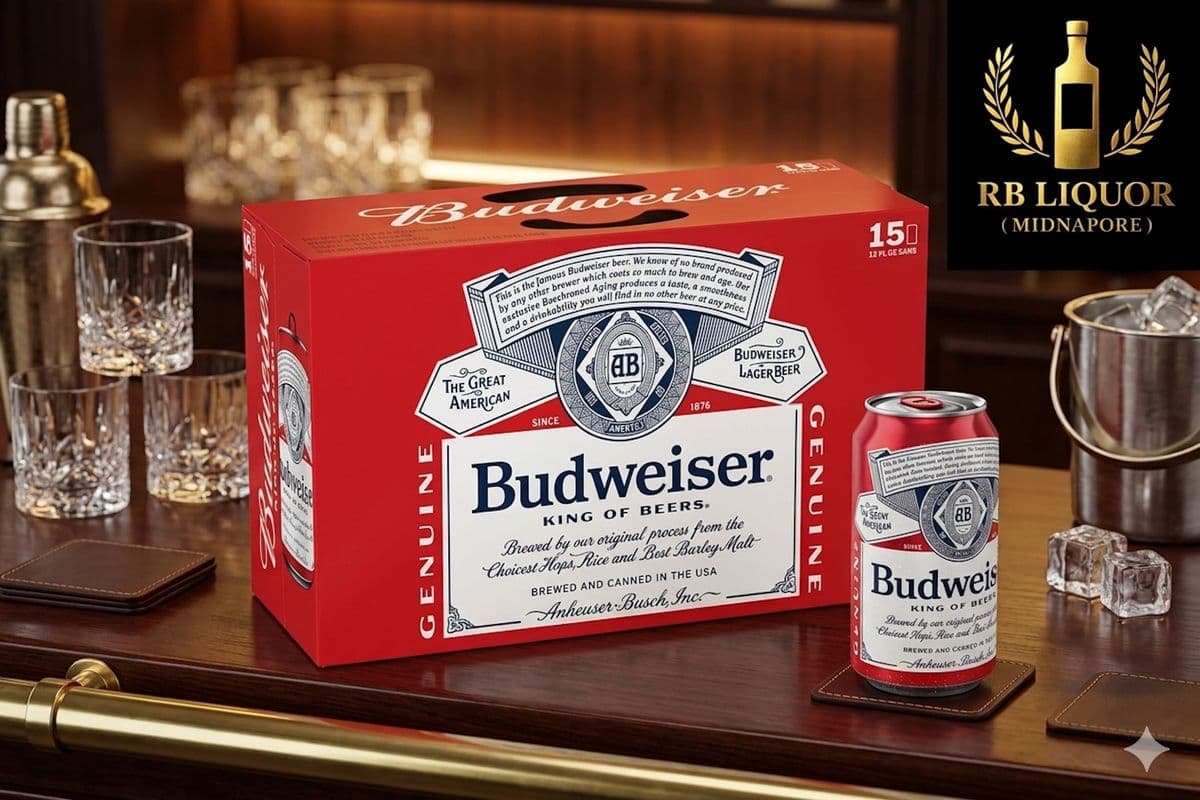 BUDWEISER (15 CANS X 355ML) 5.0% ABV (15 x 355 mL)