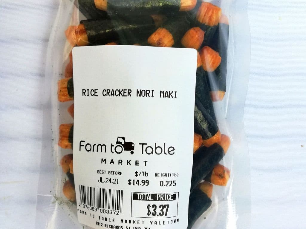 F2T NORI RICE CRACKER