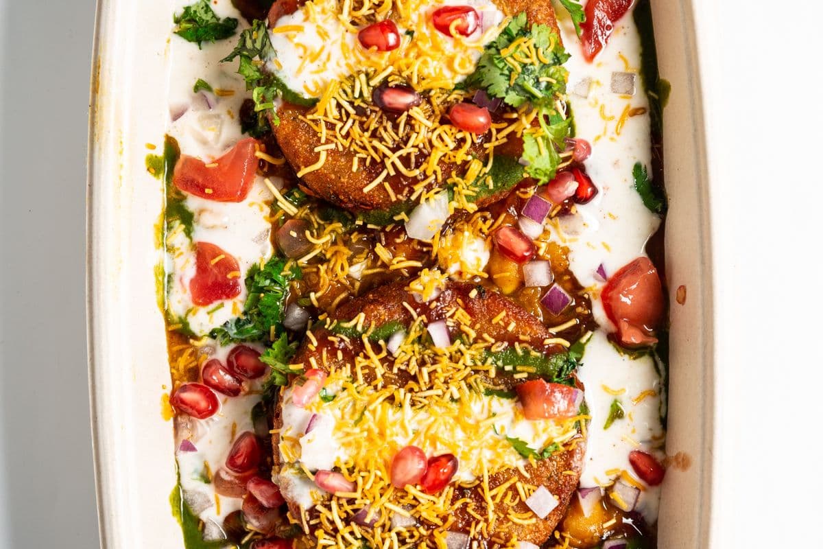 Aloo Tikki Chaat