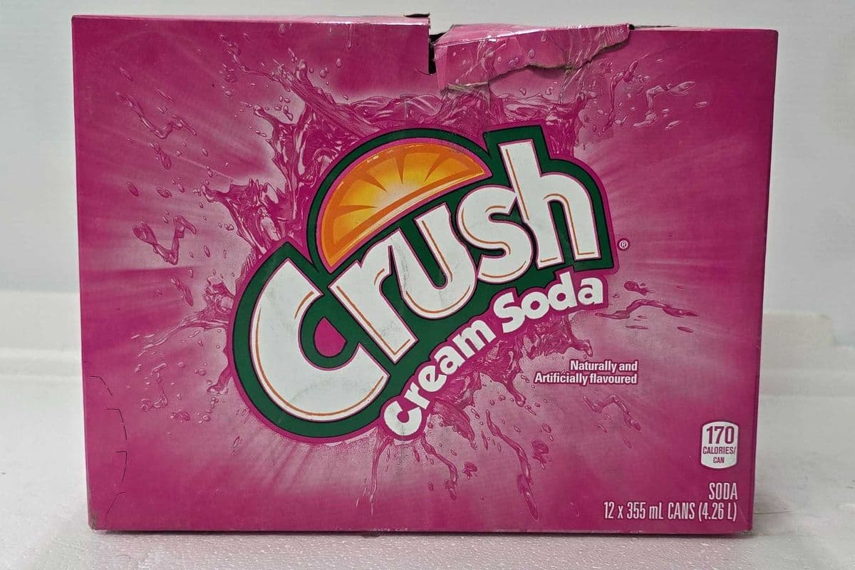Crush Cream Soda 12 ×355ml (12 cans)