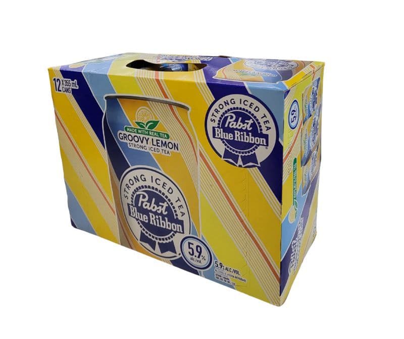 PABST GROOVY LEMON ICED TEA (12x355ML)