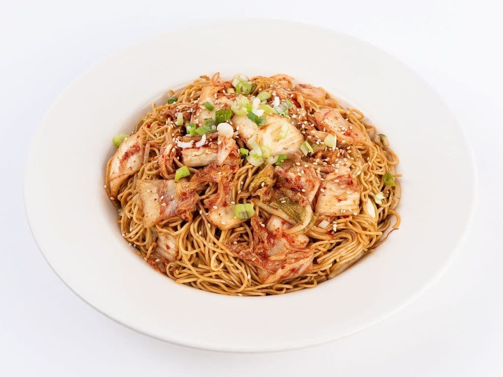 Kimchi Egg Noodles