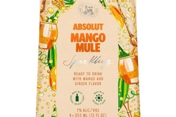 Absolut Mango Mule Cocktail (4 x 355 ml)