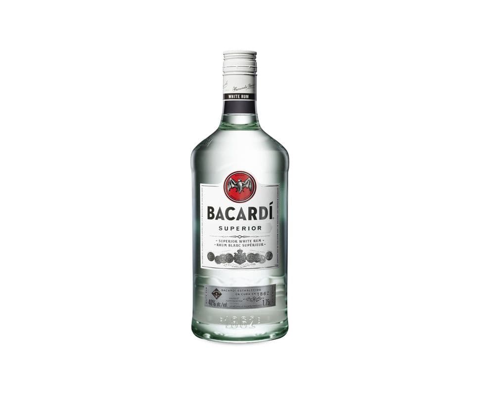 Bacardi White Rum (1 x 1.75 ml Bottle)