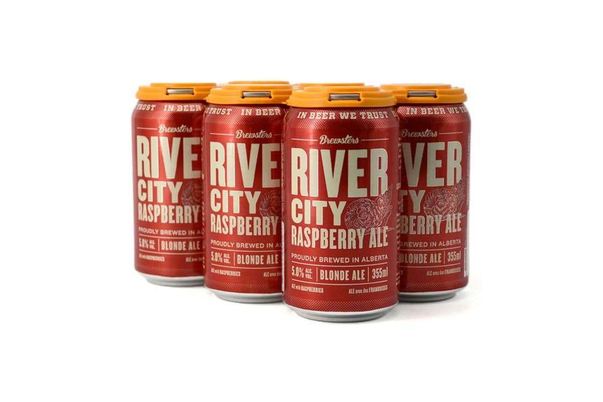 Brewsters River City Raspberry (6 Cans) (1 x 355ML)